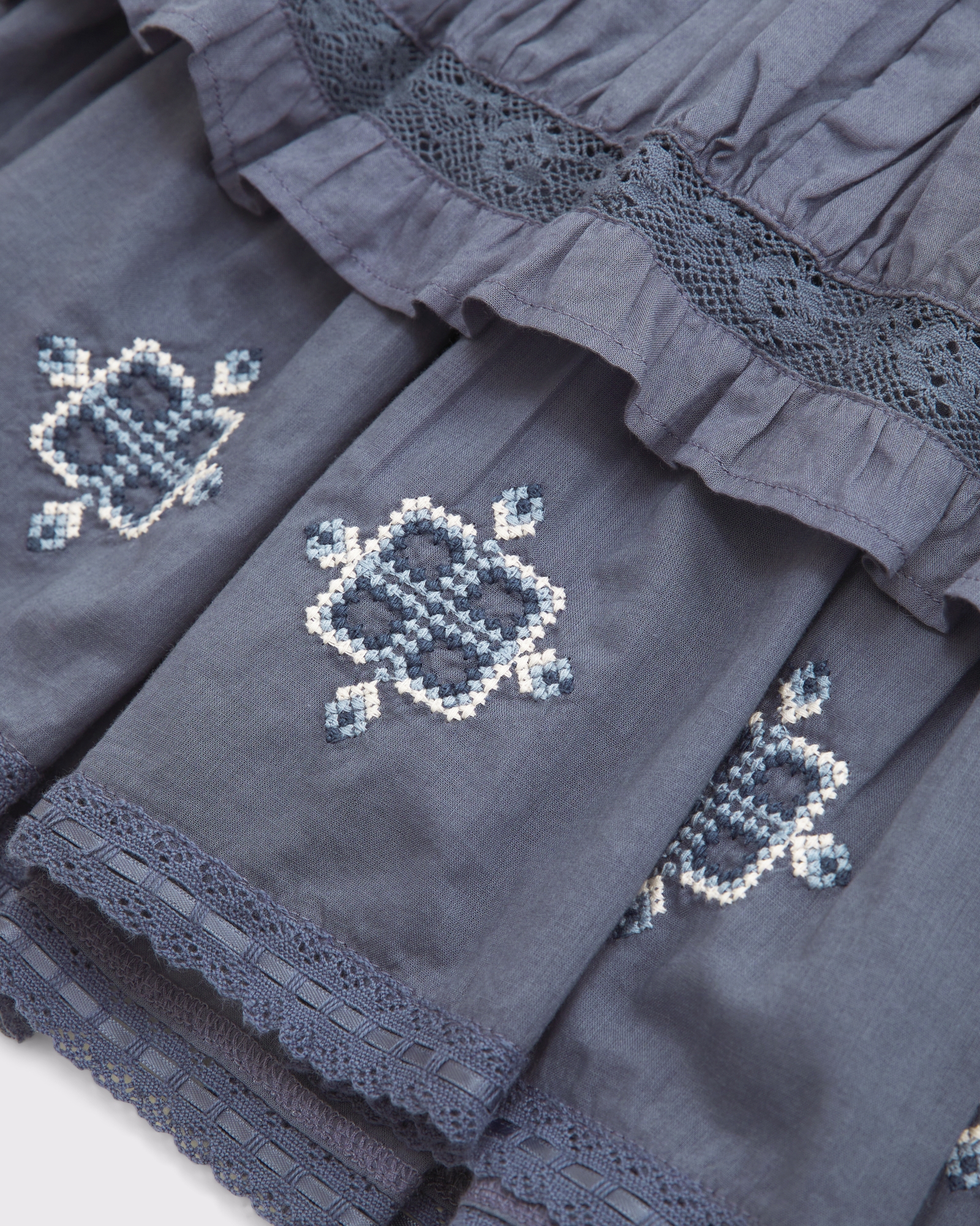 High Rise Boho Mini Skort