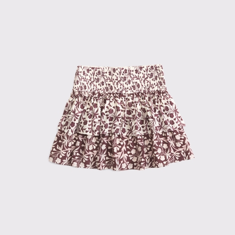 Женские юбки Abercrombie & Fitch High Rise Tiered Ruffle Mini Skort