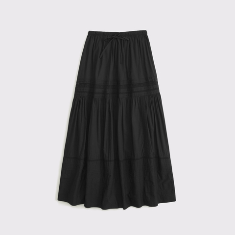 Женские юбки Abercrombie & Fitch High Rise Pull-On Boho Maxi Skirt
