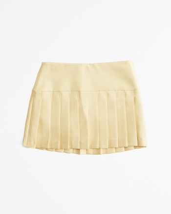LOW RISE PLEATED MINI SKORT