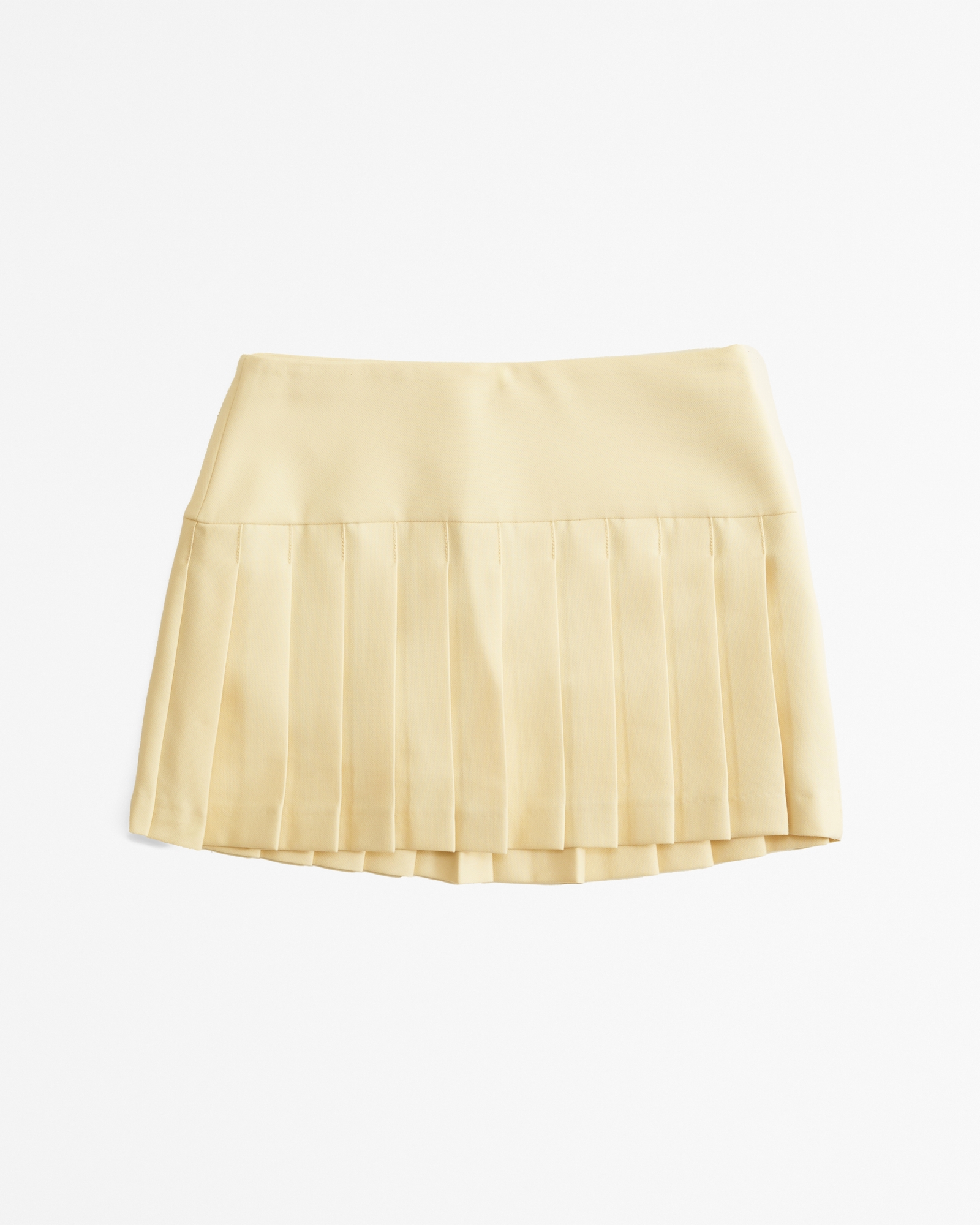High Rise Pleated Mini Skort