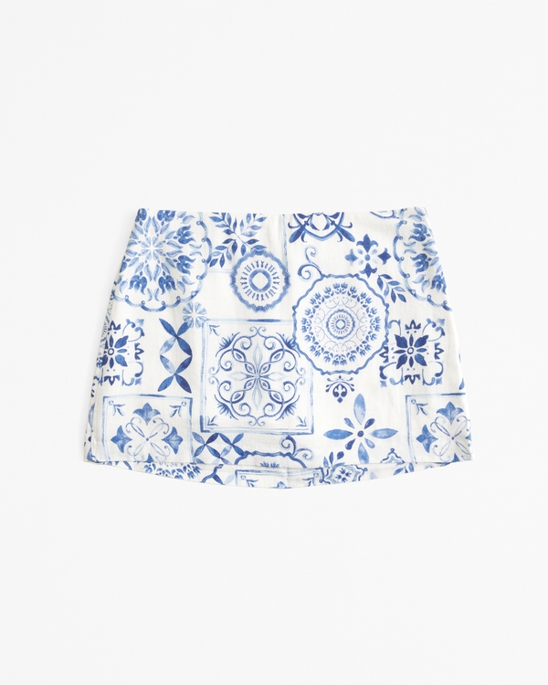 Mid Rise Satin Pencil Skirt