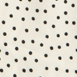 cream polka dot