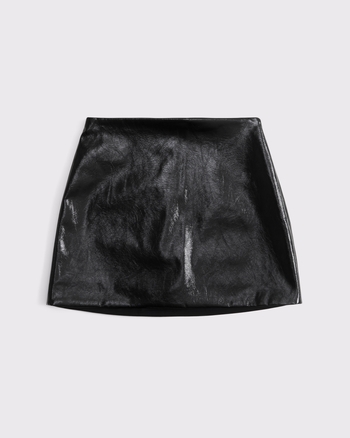 パンツ Herlipto Vegan Leather Mini Skort M Leila Faux Leather Mini Skort • Shop American Threads