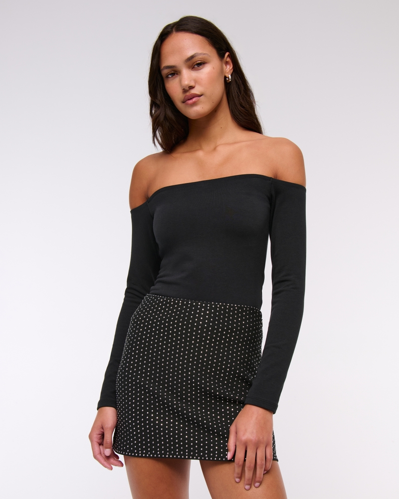 The A&F Scarlett Sequin Mini Skort