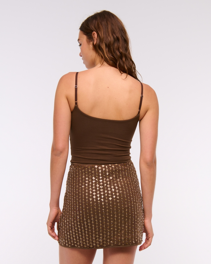 The A&F Scarlett Sequin Mini Skort