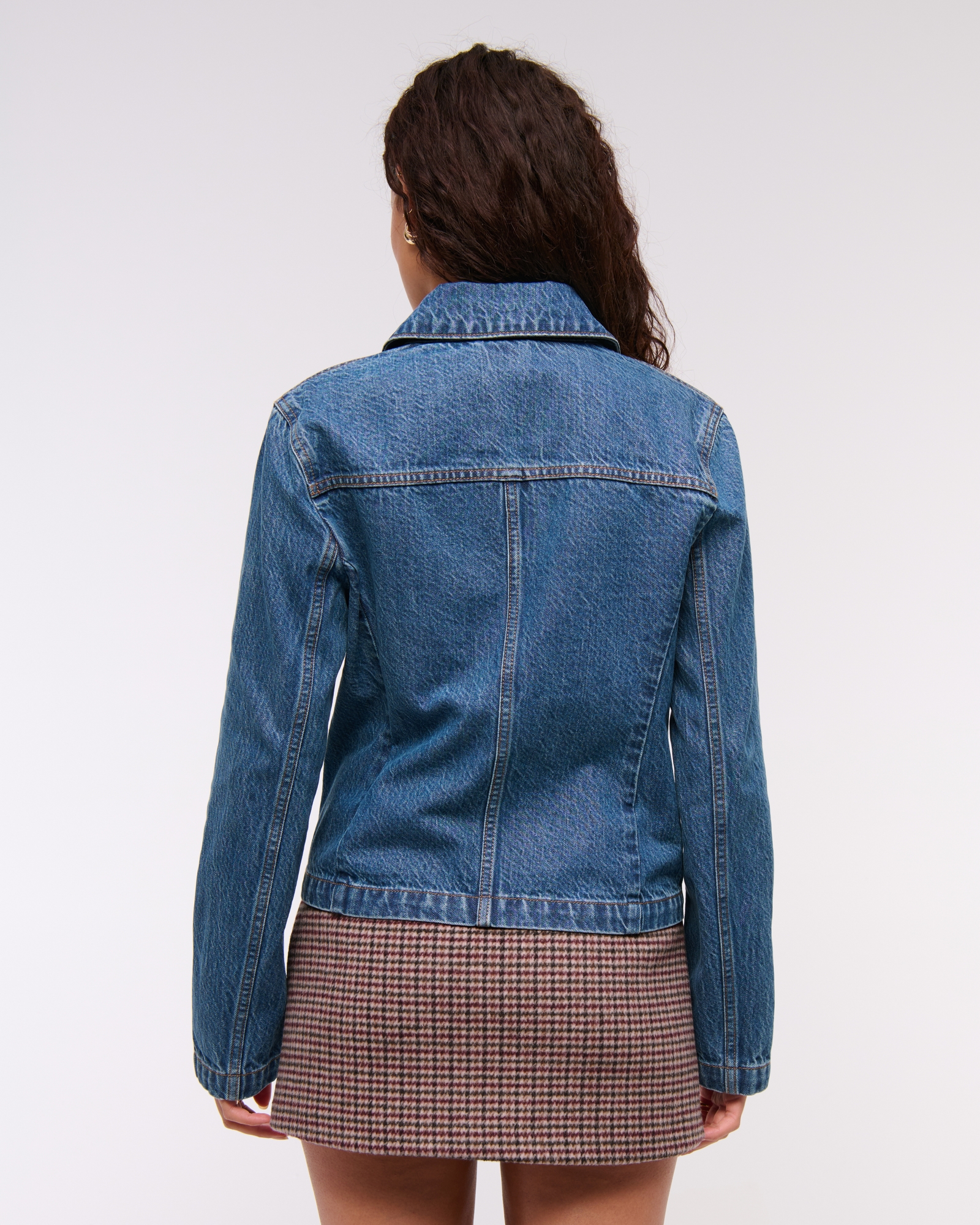 The A&F Scarlett Wool-Blend Mini Skort