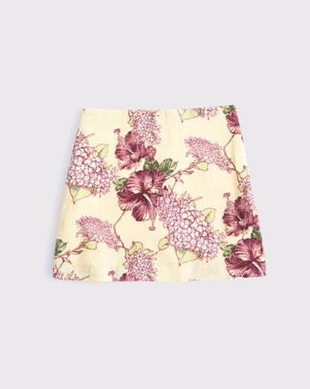 The A&F Scarlett Linen-Blend Mini Skort from Abercrombie & Fitch - $60