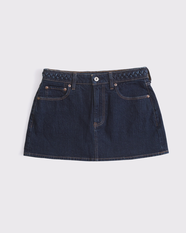 Women's Curve Love Mid Rise Denim Mini Skort | Women's Bottoms