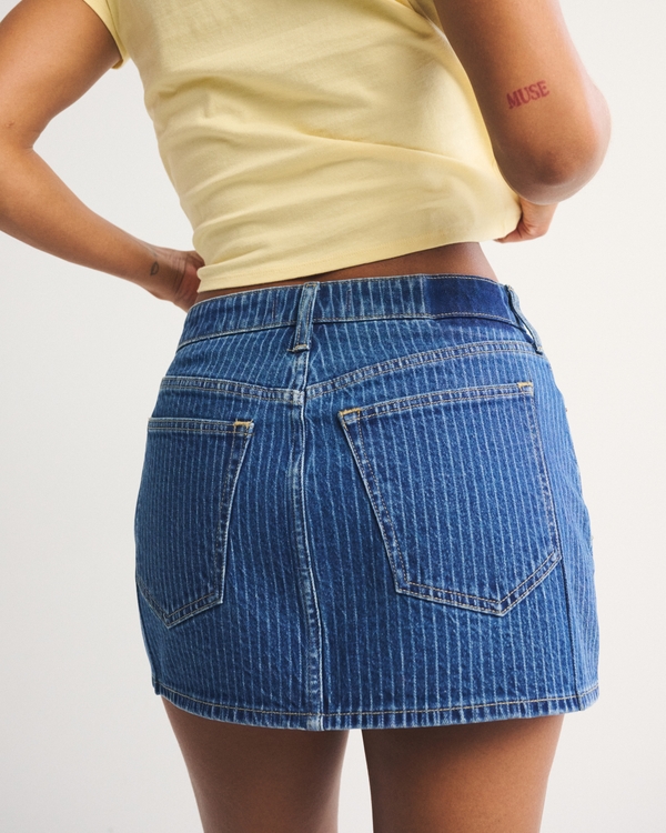 Women's Curve Love Mid Rise Denim Mini Skort | Women's Bottoms