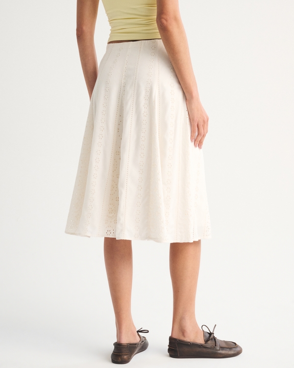 Godet Midi Skirt