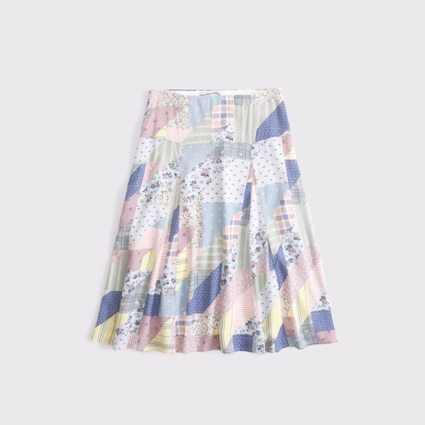 Женские юбки Abercrombie & Fitch Godet Midi Skirt