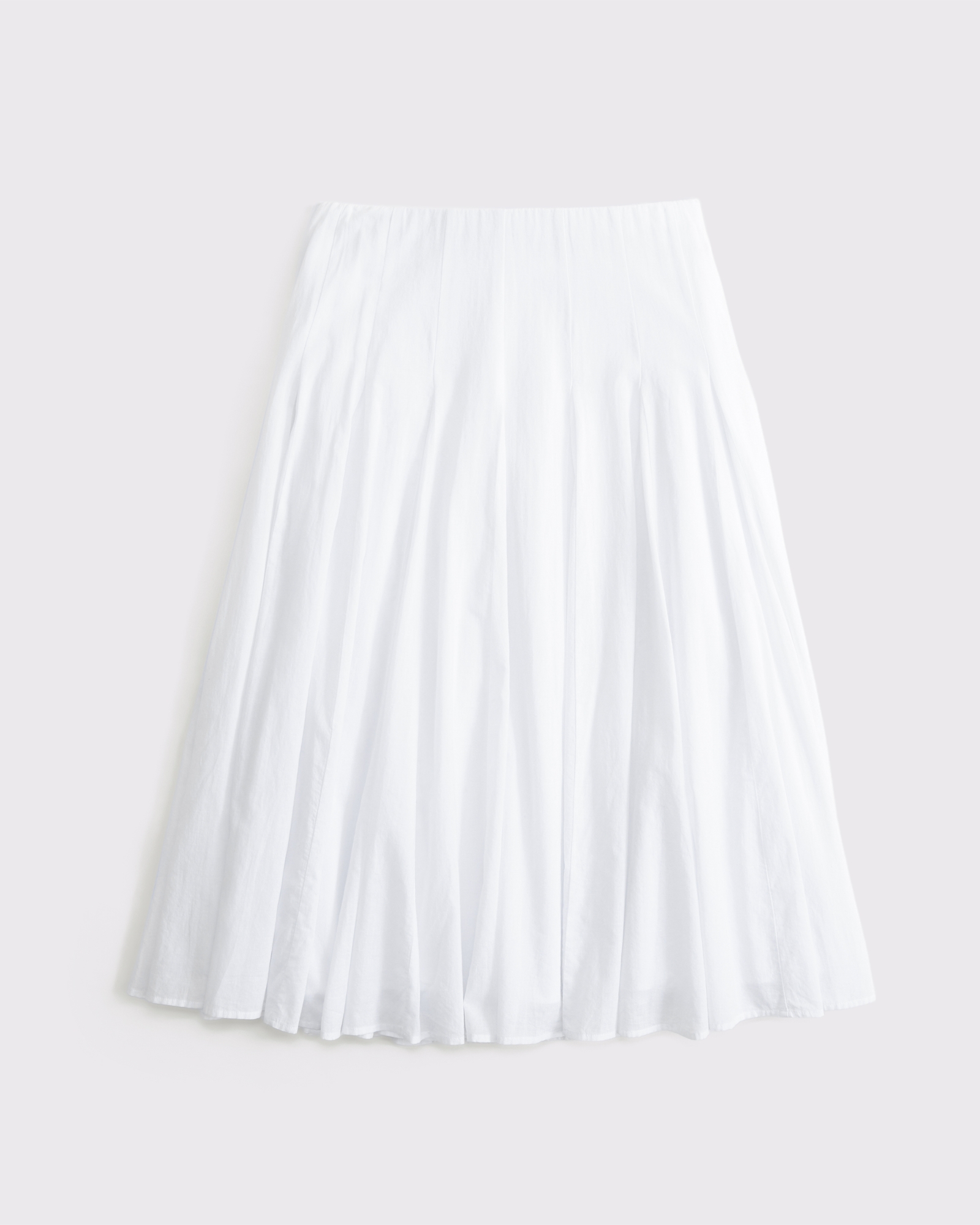 100% Cotton Godet Midi Skirt thumbnail 5