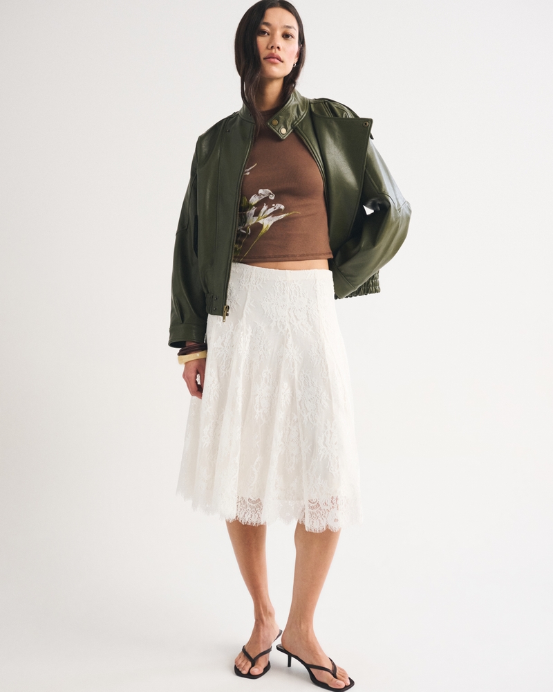 Lace Midi Skirt - thumbnail 2