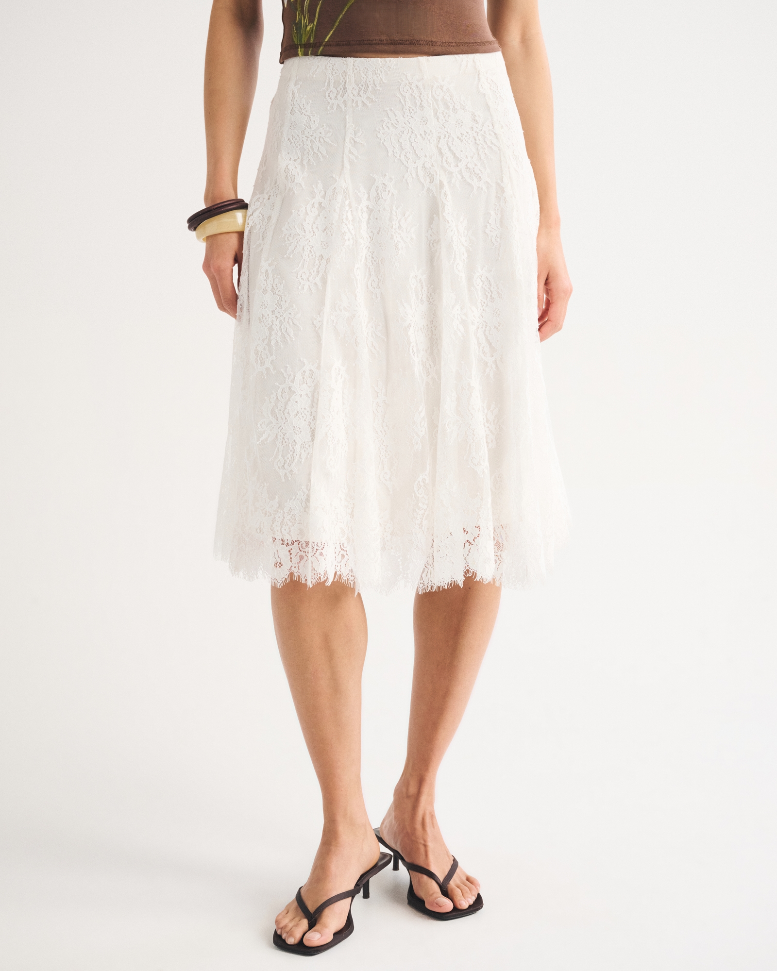 Lace Midi Skirt thumbnail 2