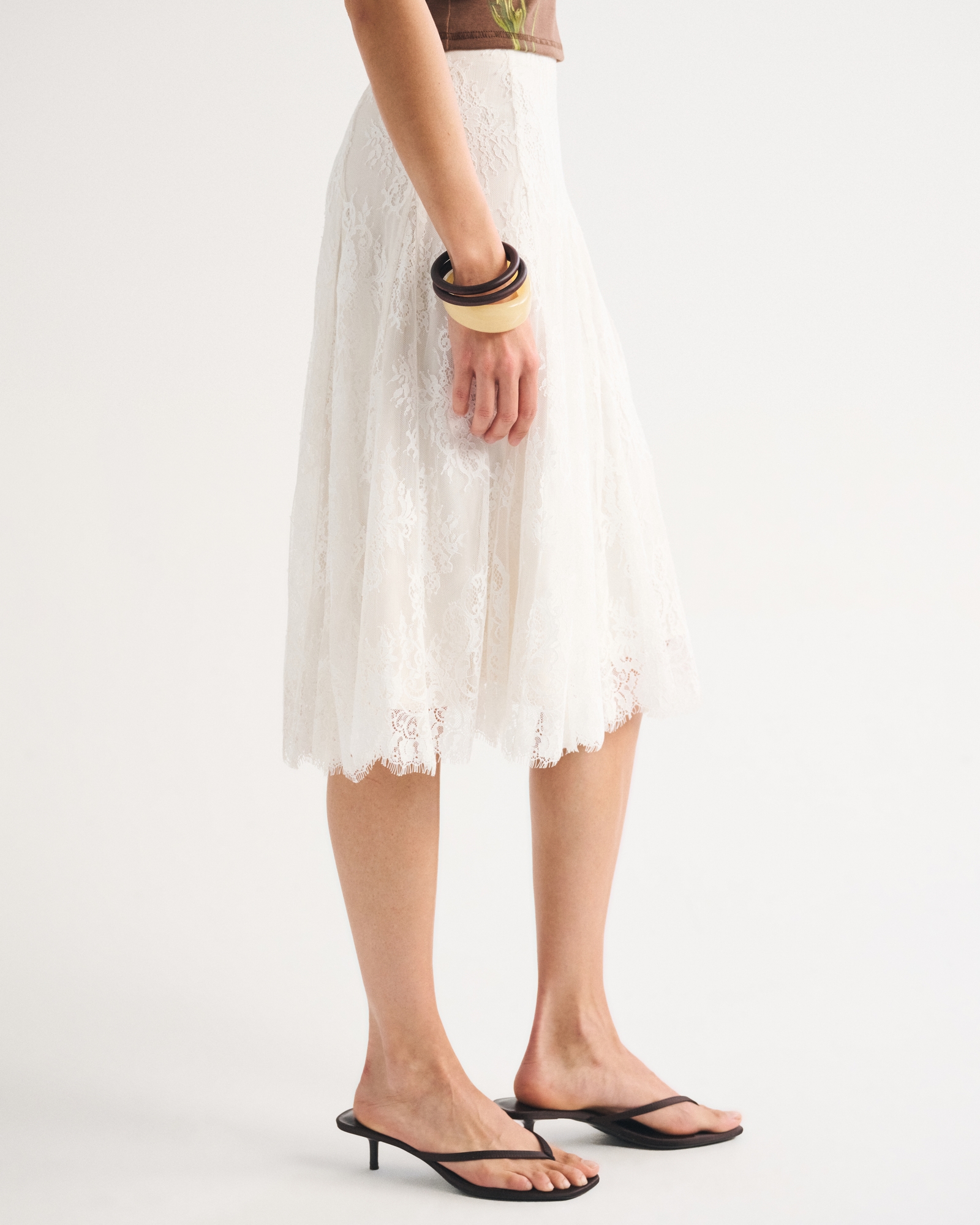 Lace Midi Skirt thumbnail 3