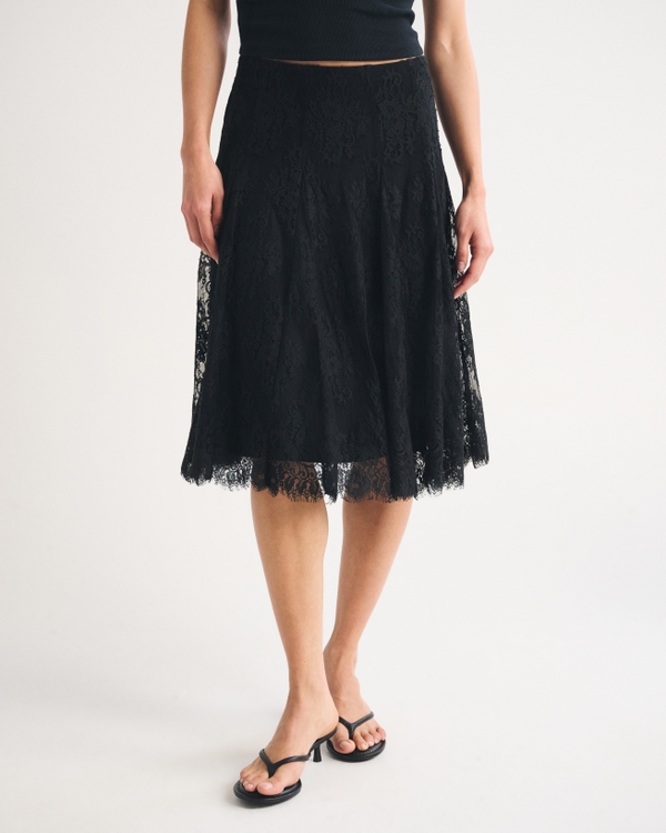 Lace Midi Skirt - image 4