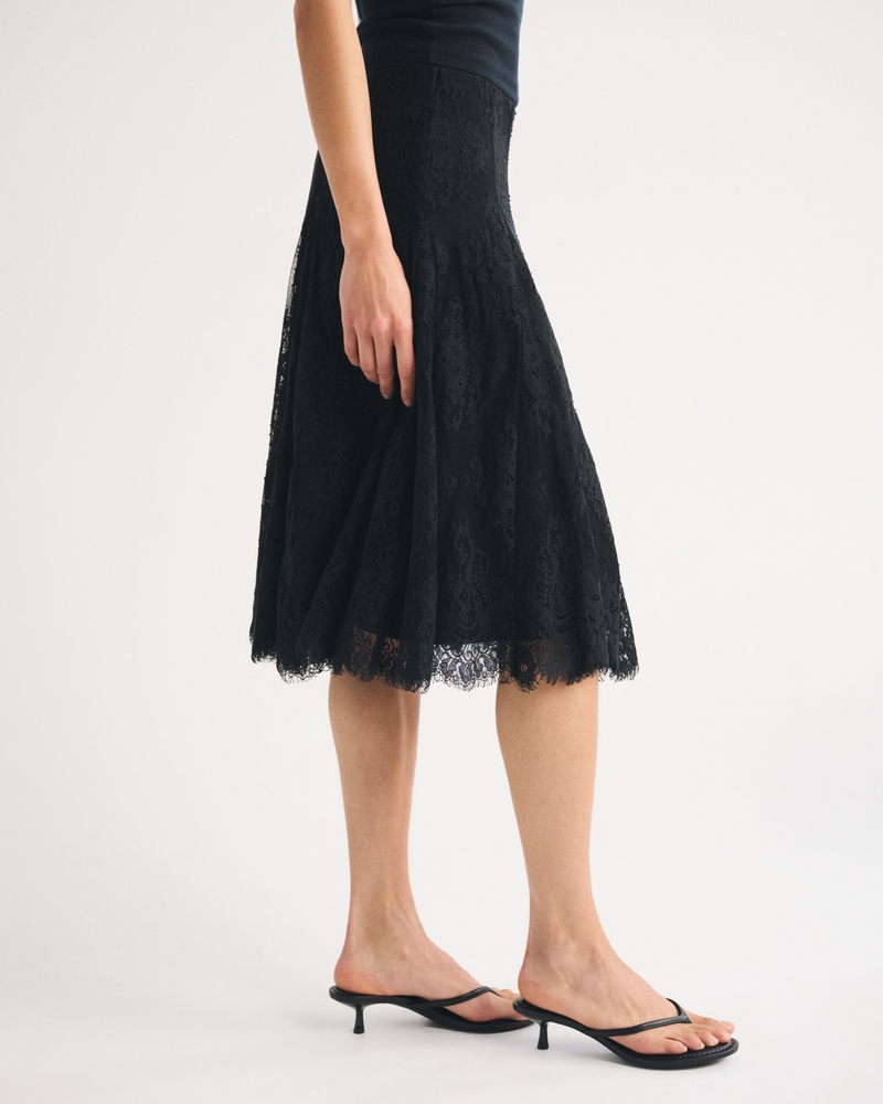 Lace Midi Skirt - thumbnail 9