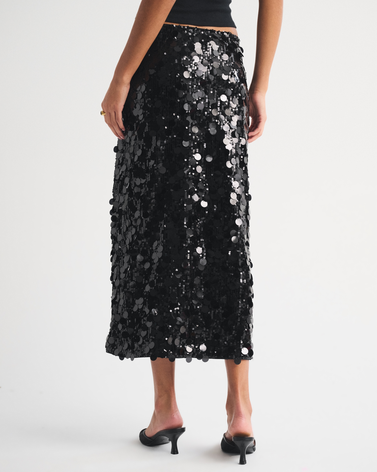 Sequin Maxi Skirt