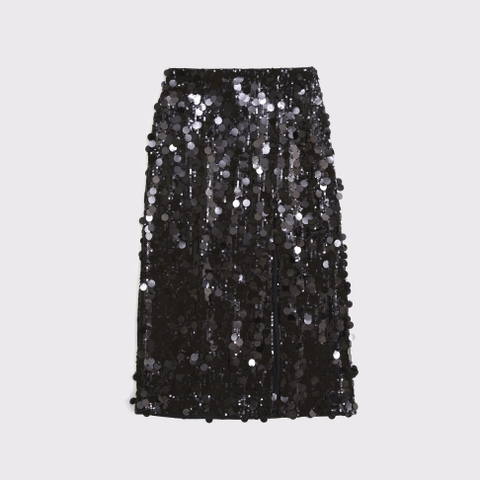 Женские юбки Abercrombie & Fitch Sequin Maxi Skirt