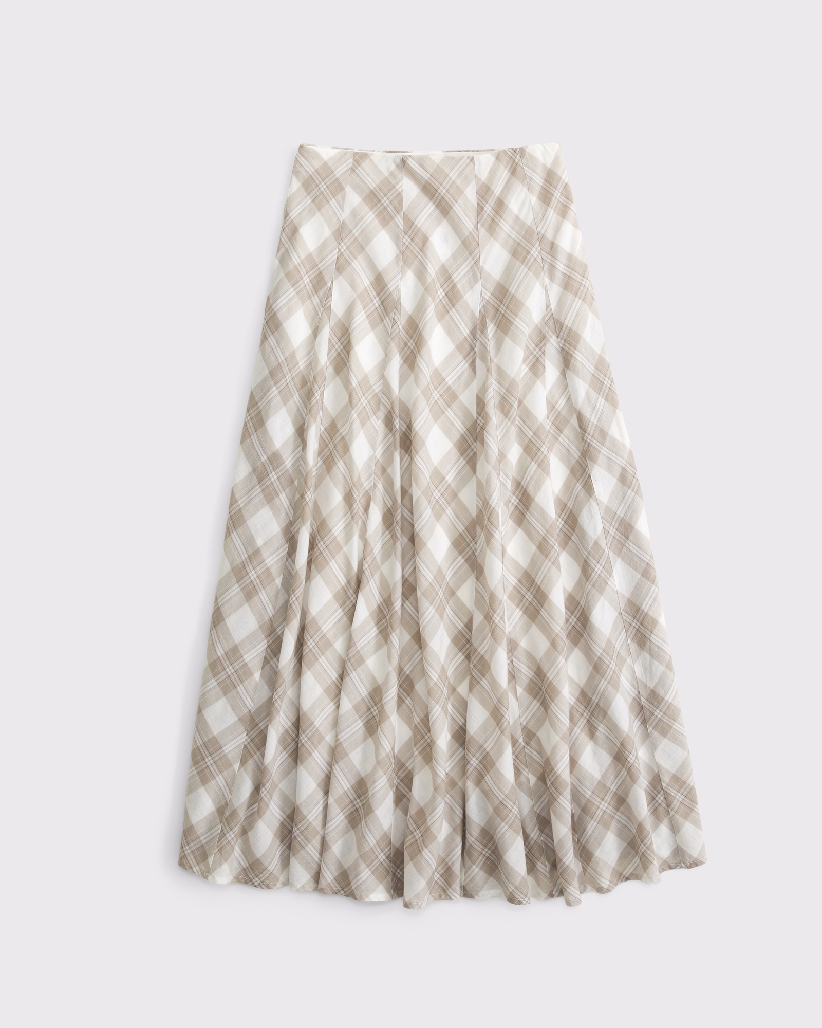 100% Cotton High Rise Maxi Skirt thumbnail 6