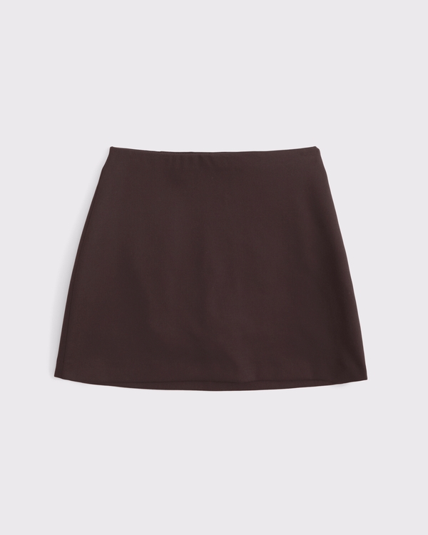 The A&F Forme Scarlett Mini Skort, Dark Coffee view 1