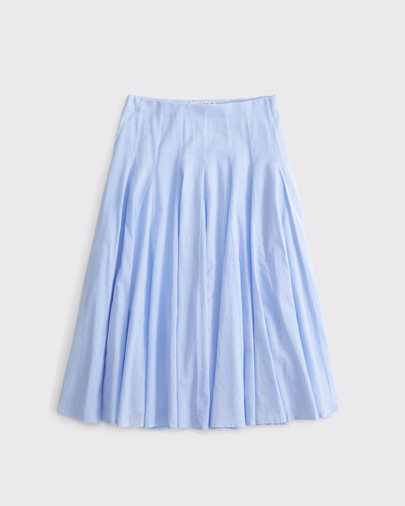 100% Cotton Godet Midi Skirt thumbnail 6