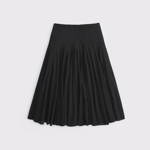 Женские юбки Abercrombie & Fitch 100% Cotton Godet Midi Skirt