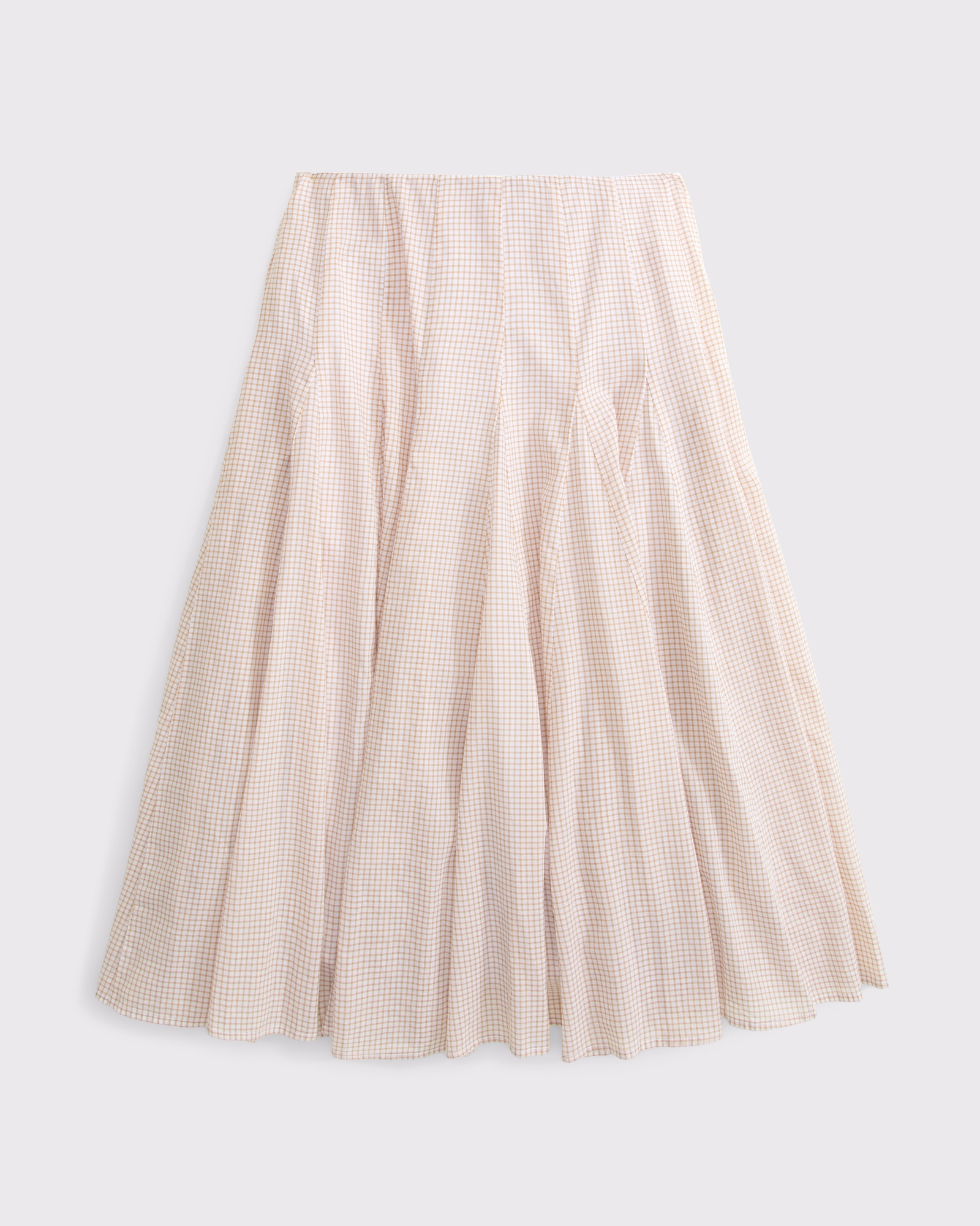 100% Cotton Godet Midi Skirt thumbnail 6