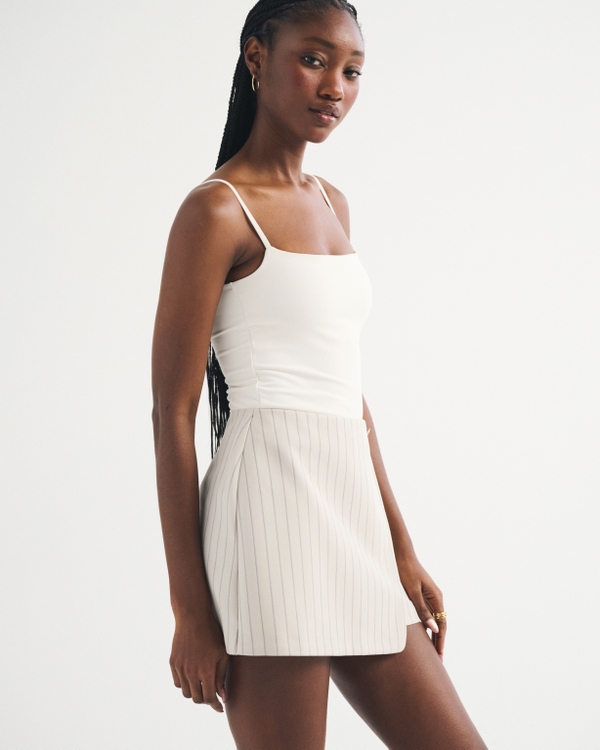 Menswear Wrap Skort