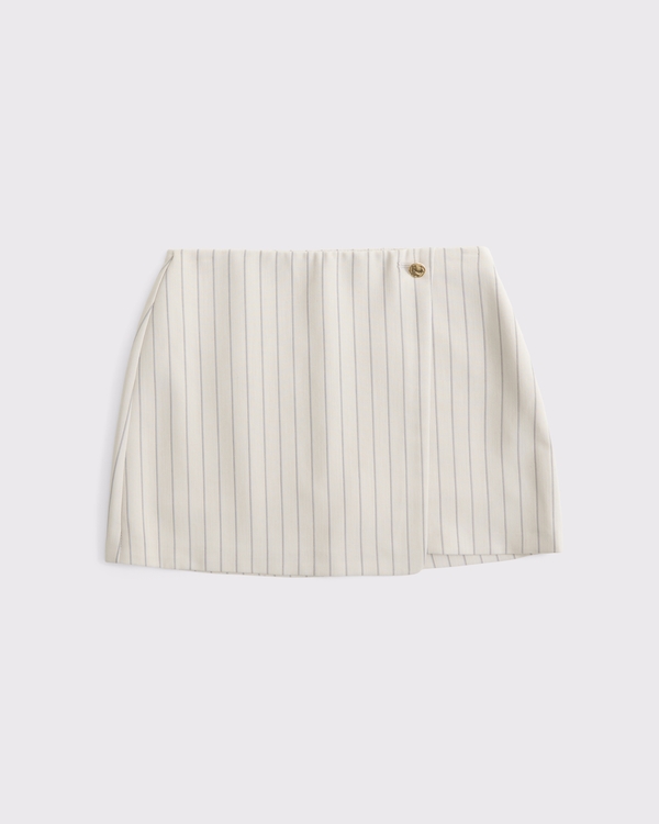 Menswear Wrap Skort