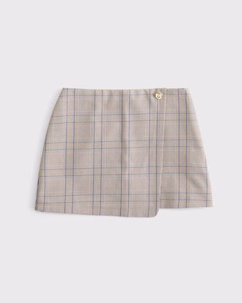 Menswear Wrap Skort
