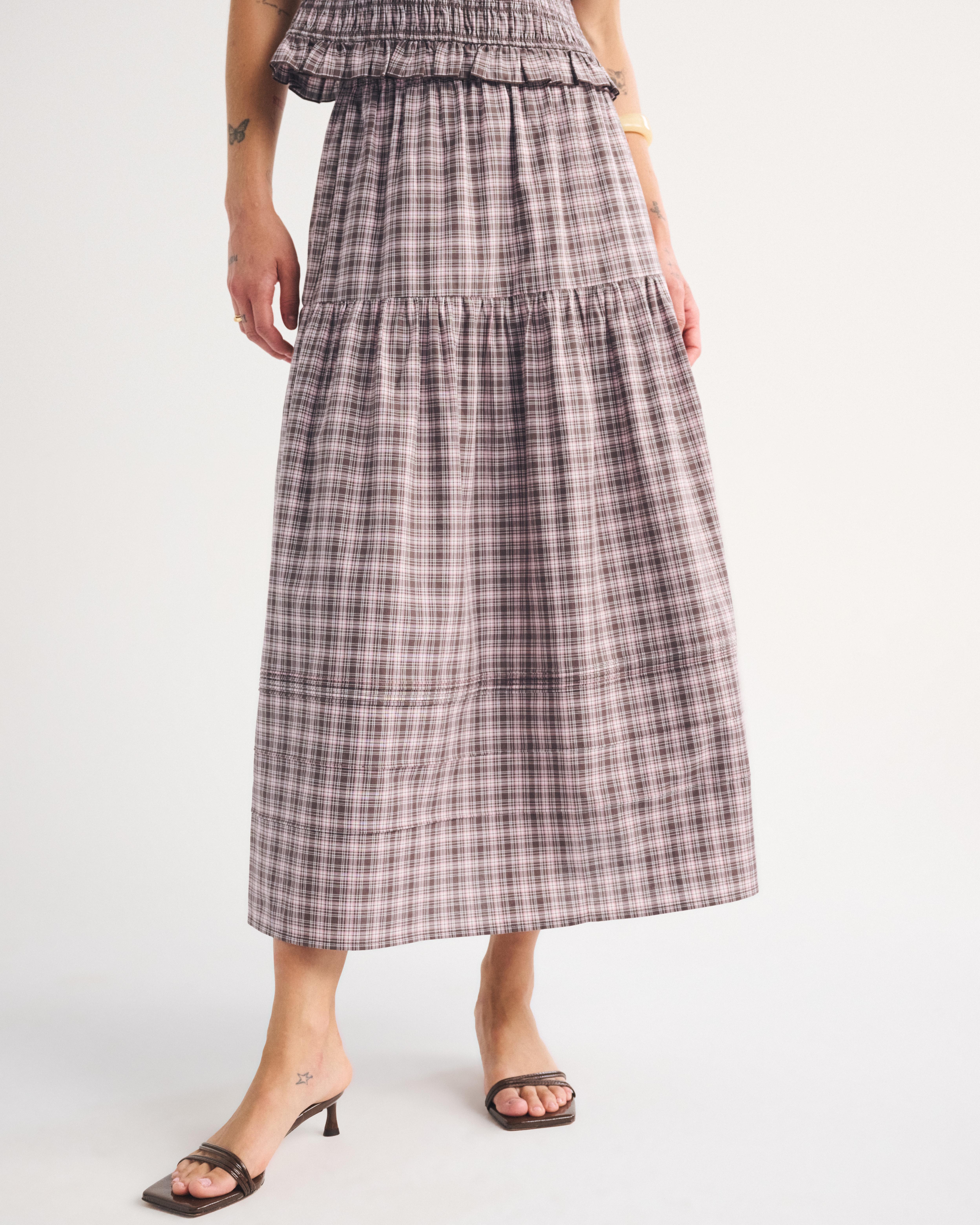 Женские юбки Abercrombie & Fitch 100% Cotton Maxi Skirt — фото 3