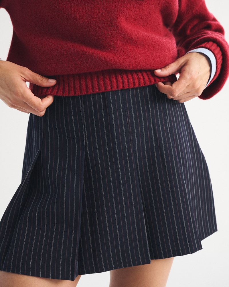 Pleated Tailored Mini Skort - thumbnail 8