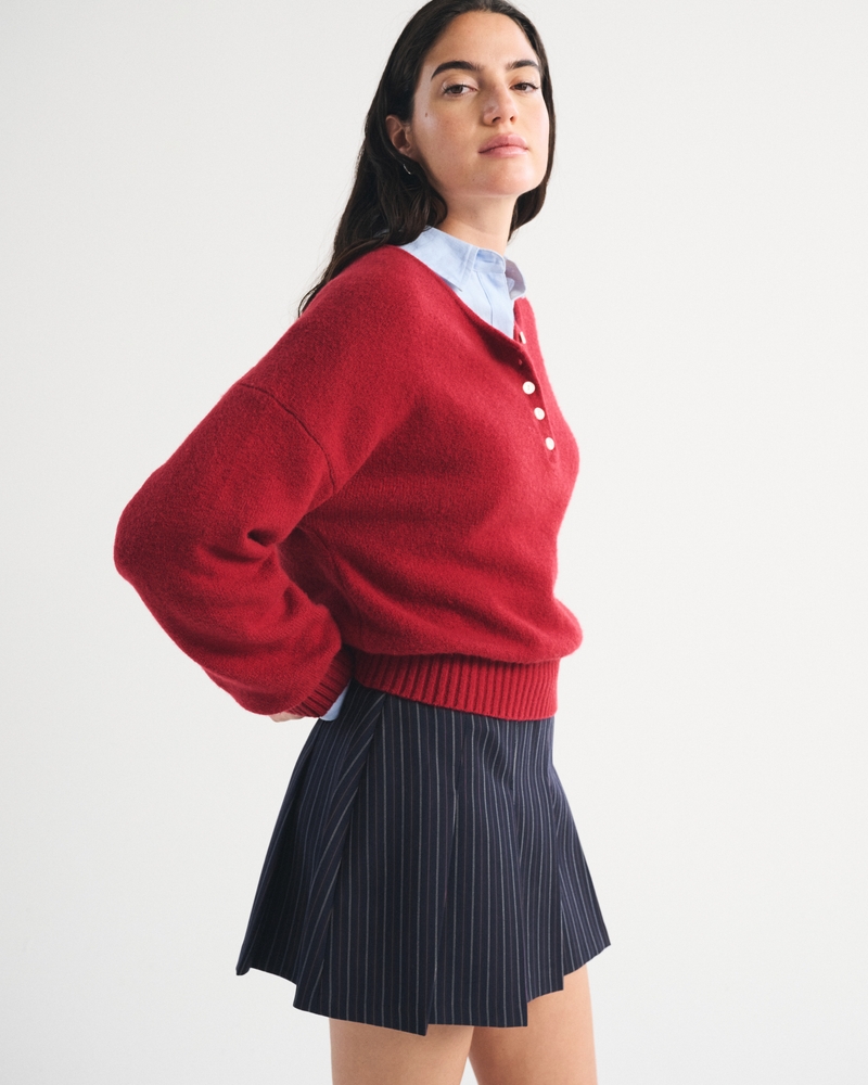 Pleated Tailored Mini Skort - thumbnail 9