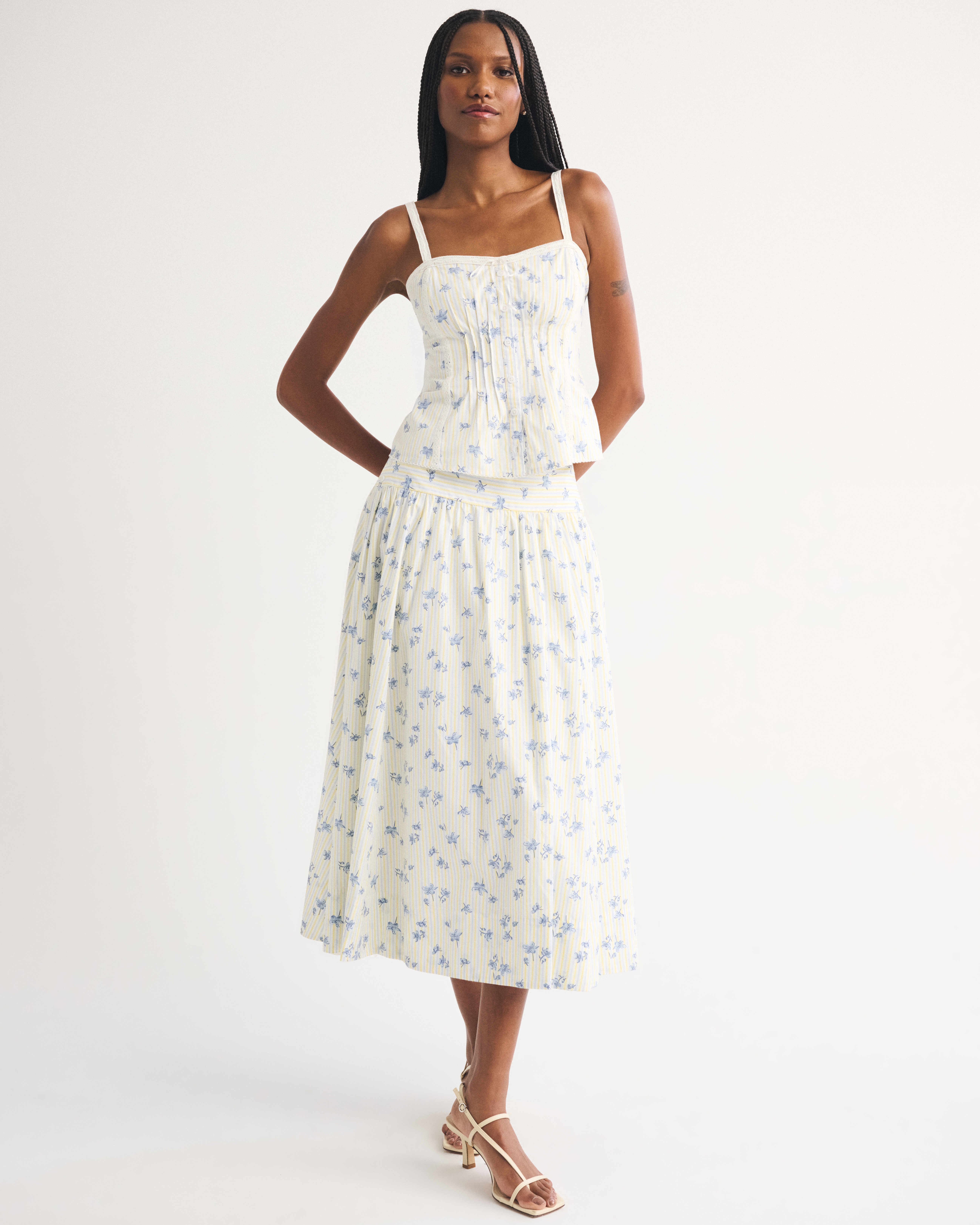 Женские юбки Abercrombie & Fitch High Rise Maxi Skirt — фото 2