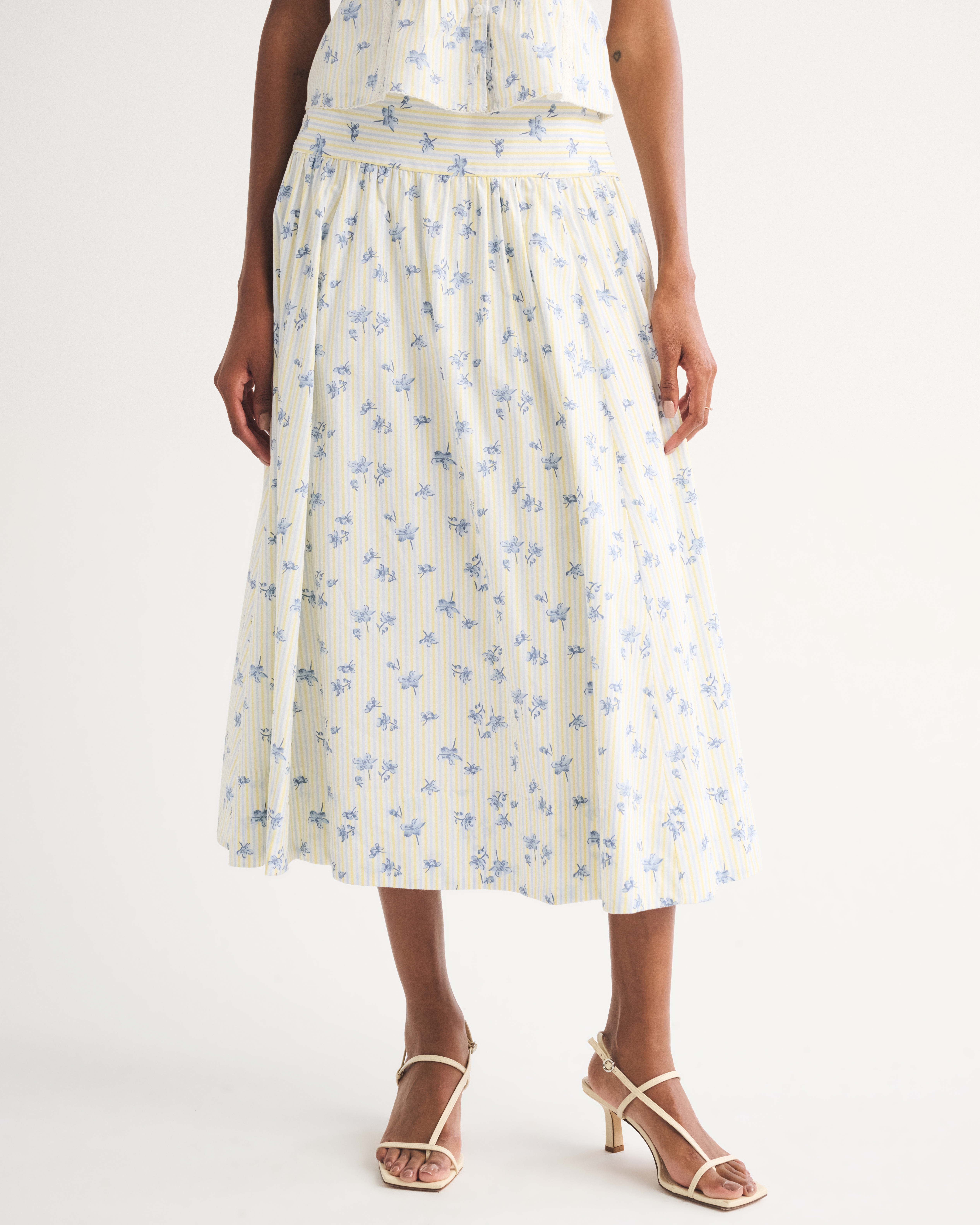 Женские юбки Abercrombie & Fitch High Rise Maxi Skirt — фото 3