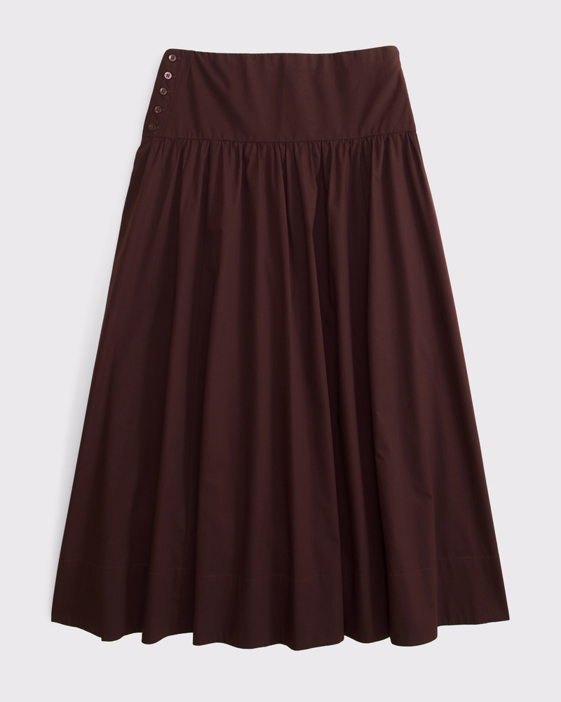 Women's High Rise Maxi Skirt | Women's Bottoms | Abercrombie.com