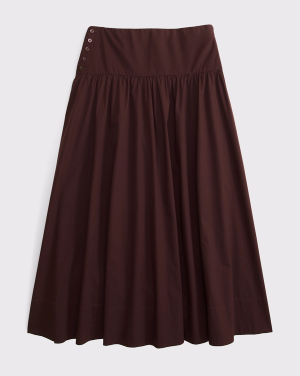 Women's High Rise Maxi Skirt | Women's Bottoms | Abercrombie.com