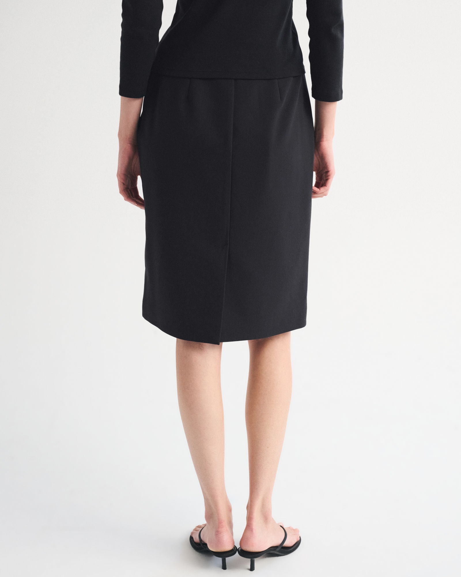High Rise Pencil Midi Skirt thumbnail 4