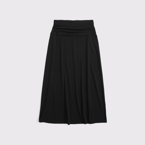 Женские юбки Abercrombie & Fitch Drop-Waist Maxi Skirt