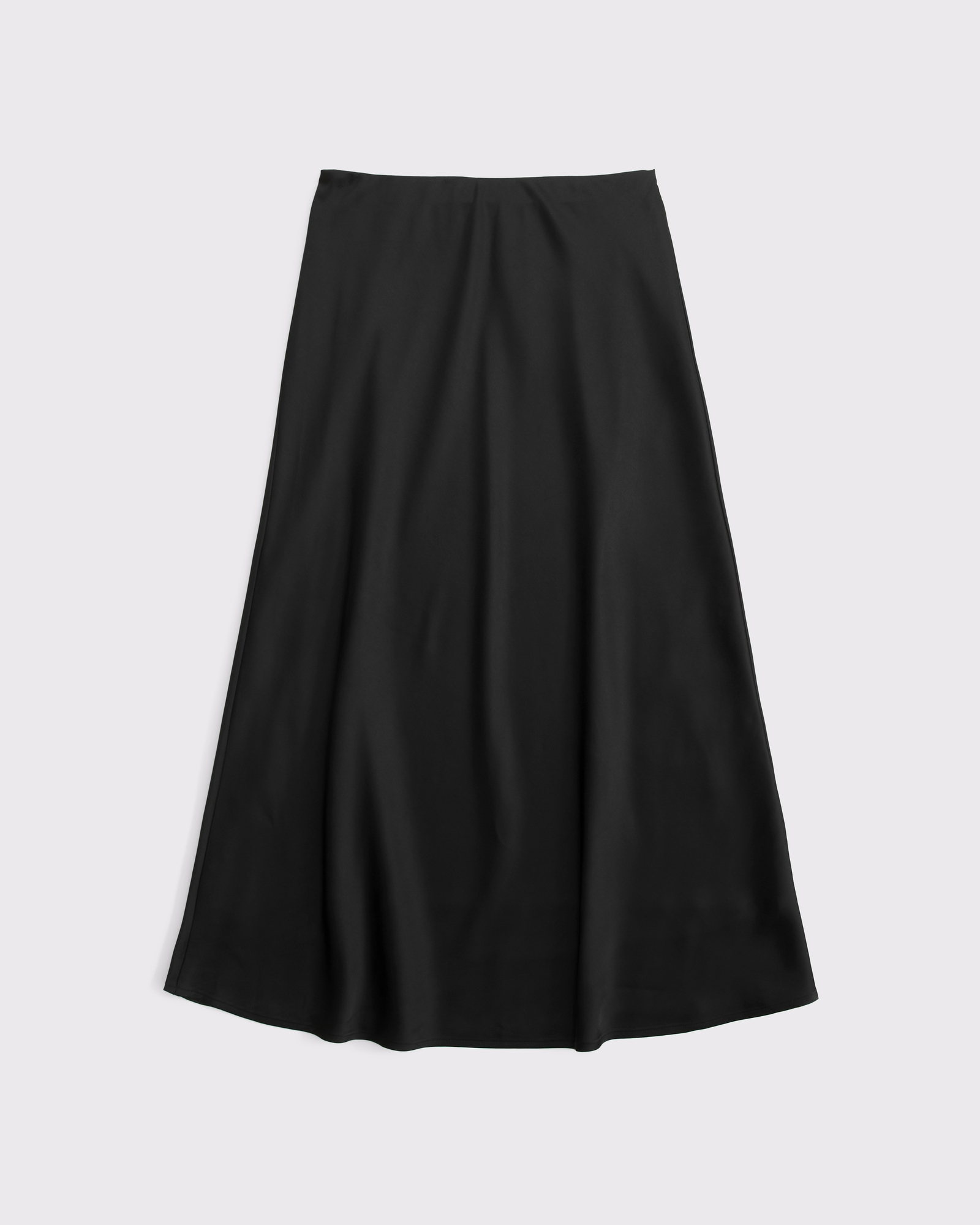 High Rise Satin Midi Skirt thumbnail 6