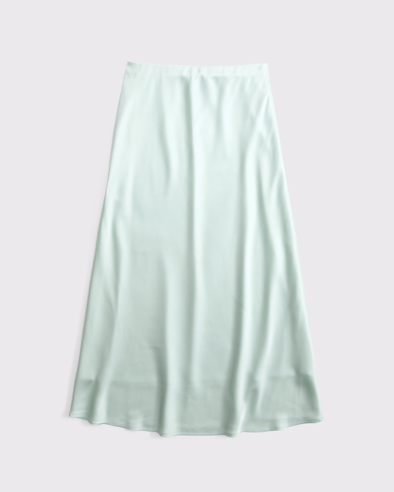 High Rise Satin Midi Skirt thumbnail 5
