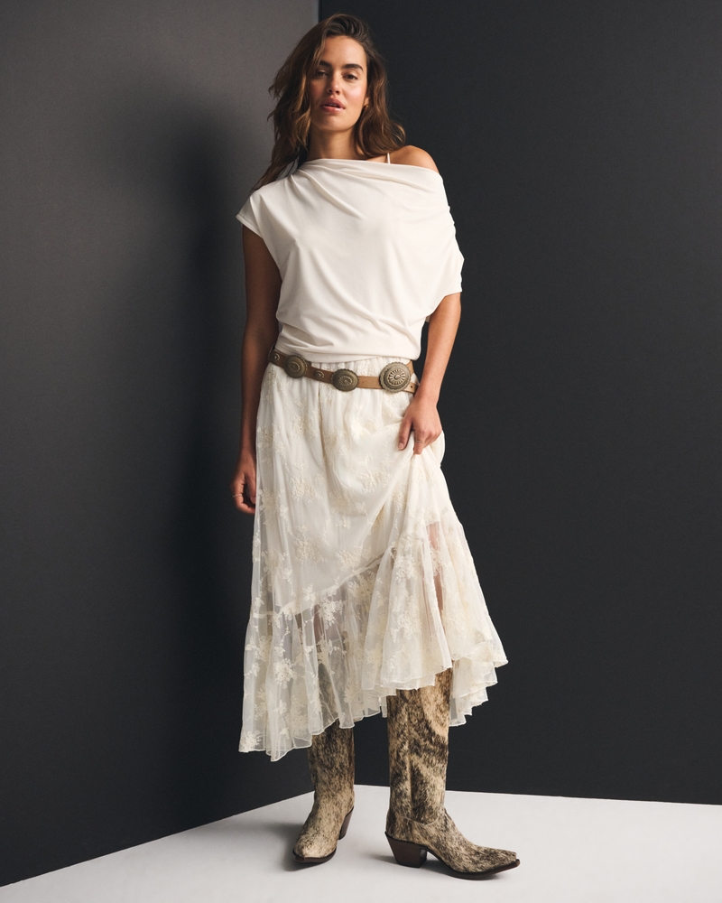 Embroidered Maxi Skirt - thumbnail 7