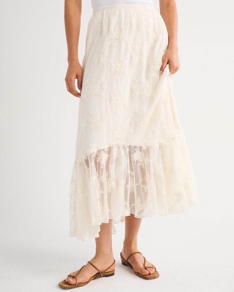 Embroidered Maxi Skirt - thumbnail 8