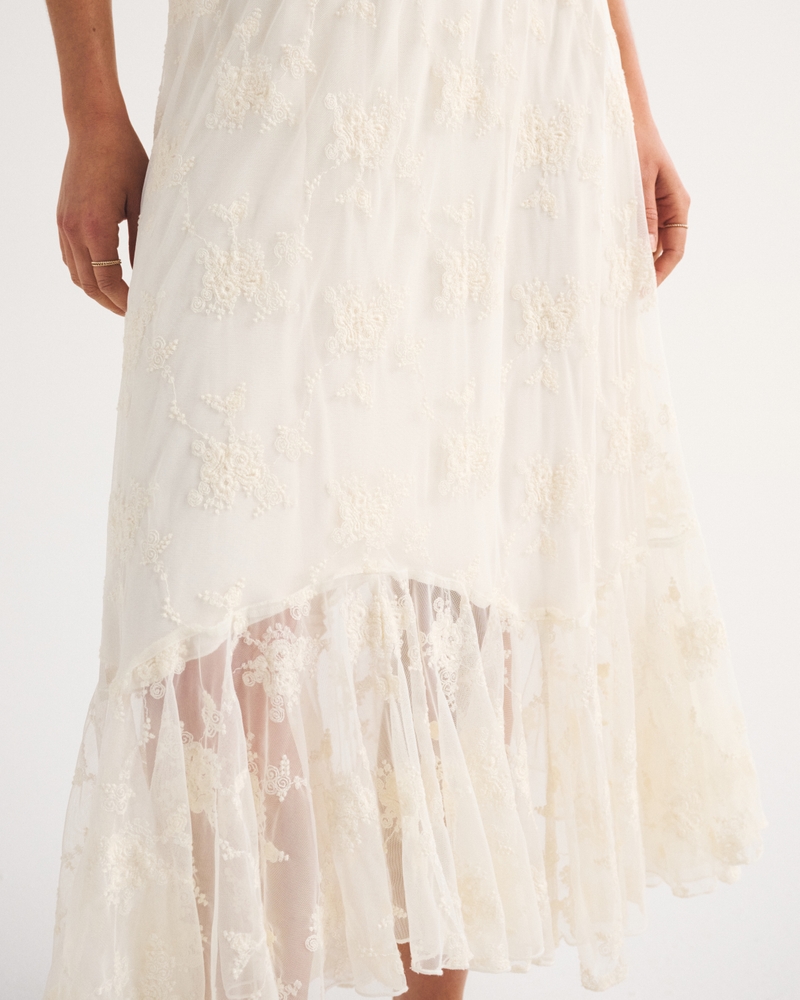 Embroidered Maxi Skirt - thumbnail 9