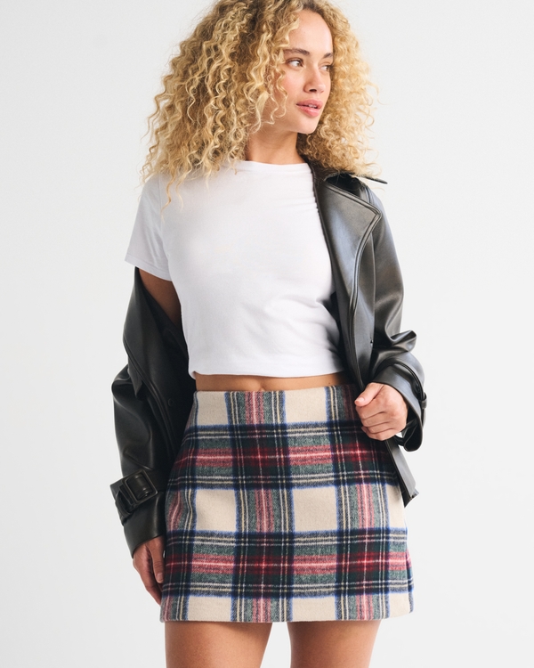 Curve Love A&F Scarlett Mini Skort by Abercrombie & Fitch
