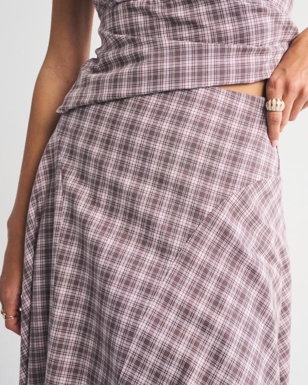 High Rise Flowy Maxi Skirt