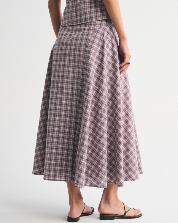 High Rise Flowy Maxi Skirt