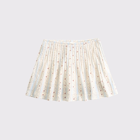 Женские юбки Abercrombie & Fitch Drop-Waist Pintuck Mini Skort